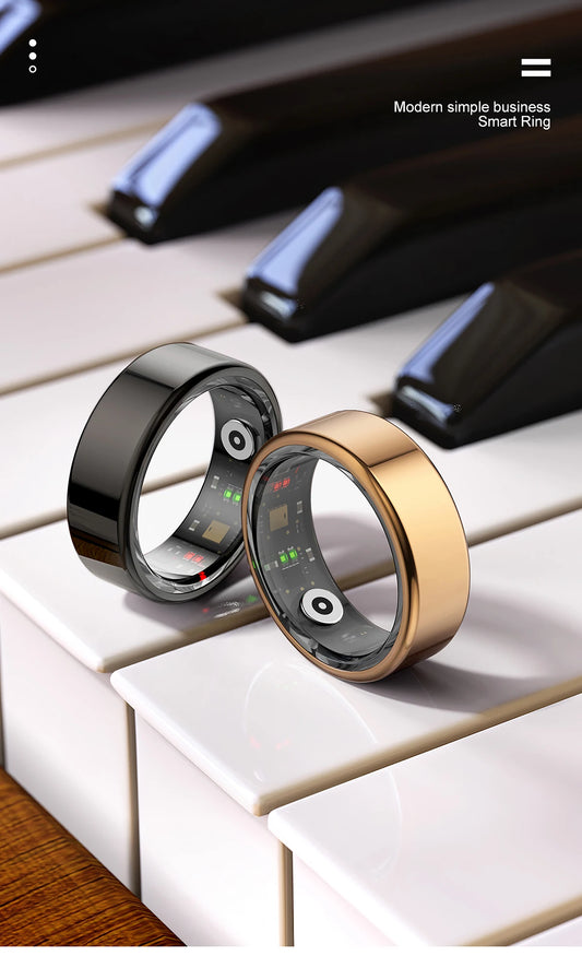 Smart Ring Fitness Tracker – Multi Sports Modes Pedometer Health Monitor Waterproof Military Grade